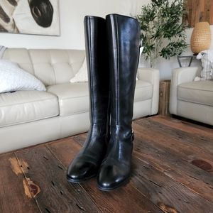 🚫SOLD🚫MARC FISHER Tall Knee-High Leather/Suede Riding Boots - Wide Calf-9W